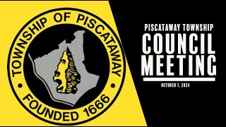 Piscataway Township Council Meeting October 01 2024 [upl. by Durkee]