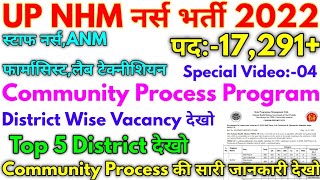 UP NHM नर्स भर्ती 2022 UP NHM 17000 Community Process Program Full Details 2022 [upl. by Assiron161]