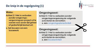 College omgevingsvergunning onder de Omgevingswet [upl. by Colwin]