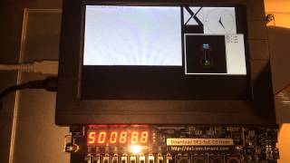 DE1SoCにLCD800x480をつなげてX11を動かしてみた [upl. by Ahab]