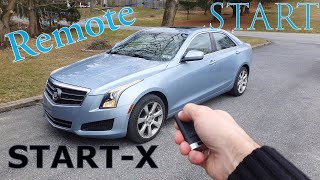 StartX Cadillac ATS Remote Starter Install and Programming [upl. by Doowle486]