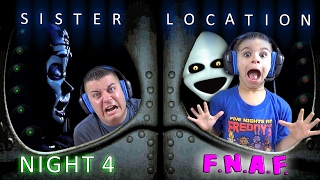 WEVE BEEN KIDNAPPED Five Nights At Freddys 5 SISTER LOCATION  Night 4 [upl. by Neela]