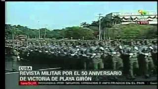 Cubanos celebraron en Plaza de la Revolución el 50º aniversario de la victoria de Playa Girón [upl. by Aydne]