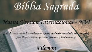 Español  La Biblia hablada  Filemón COMPLETO  Nueva Version Internacional NVI [upl. by Asilim]