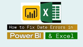 In Power BI or Microsoft Excel Fix Date Errors  Regional Date Settings in Power Query [upl. by Carnahan779]