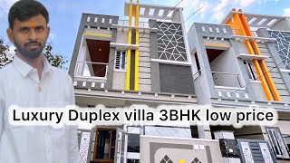 VideoNo133  New property sale  Luxury Duplex villa  3BHK  Ecil Cheeriyal xroad in hyderabad [upl. by Madonia]