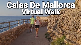 Cala Domingos Calas De Mallorca Virtual Walking Tour Spanish Summertown [upl. by Ffej]