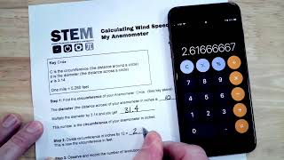 How to calculate wind speed using your Anemometer [upl. by Rhynd]