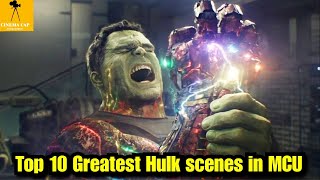 Top 10 Greatest Incredible Scenes in the MCU Movie Story of the Hulk hulk incrediblehulk top10 [upl. by Soinotna765]