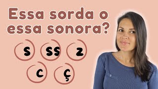 🤔 ESSA sorda i essa sonora  Quan sescriu S SS Z C i Ç [upl. by Labanna]