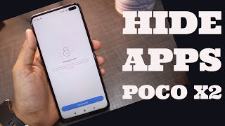 Poco X2 How to Hide Apps and Games Hindi [upl. by Enrahs]