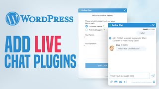 How To Add Live Chat Plugins For WordPress  Easy Tutorial 2023 [upl. by Assylem124]