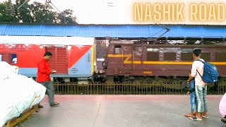 Bhusawal  Pune Express At Nashik Road Station  11025 Bhusawal  Pune Express  IRFCA 2022 [upl. by Efeek984]