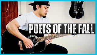 Poets of the Fall  Cradled in Love  Acoustic Guitar Cover [upl. by Siravart257]