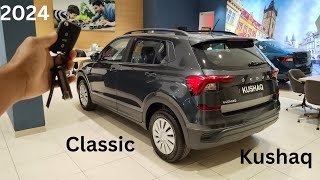 Base Model में इतने फीचर्स कौन देता हैं Skoda😍Kamal Hai😎Kushaq Classic 2024 Detail Reviewviral [upl. by Kaila]