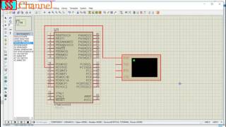 RS232 Simulation by Proteus [upl. by Charmaine]