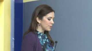 Crown Princess Mary opens the traveling exhibition quotDANIDIA Circle Experience 2012 [upl. by Yniatirb]