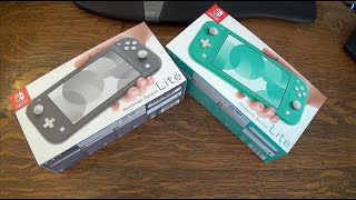 How to Set Up a Nintendo Switch Lite  Unboxing [upl. by Notgnirrac353]