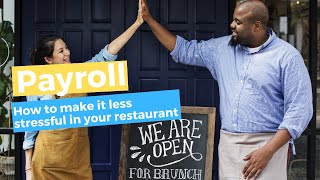 How to Make Restaurant Payroll Less Stressful  Restaurant Accounting restaurantfinances [upl. by Ynnoj]