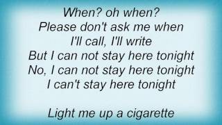 Smokie  I Cant Stay Here Tonight Lyrics [upl. by Machute]