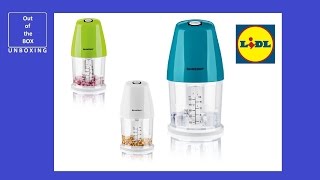 SilverCrest Mini Chopper SMZS 260 H1 UNBOXING Lidl 260W Ice Crush [upl. by Sachi]