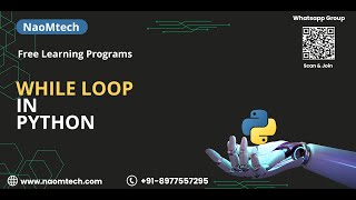 10 Python Tutorial for Beginners  Loops  while  Programs for Interviews [upl. by Volny7]