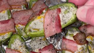 Perfect Smoked Jalapeno Poppers With Bacon [upl. by Zeralda]