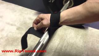 How to Use Weightlifting Wrist Straps for Wrist Support When Bodybuilding and Powerlifting [upl. by Aitnahc]