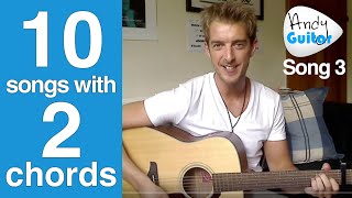 EASY 2 Chord Song 3  UNI by Ed Sheeran Ten Guitar Songs with 2 Chords [upl. by Eirrehc912]