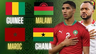 🔴🇲🇦🇬🇭 MAROC  GHANA LIVE  GUINEE  MALAWI LIVE  🇲🇦DIMA MAGHRIB  COUPE DAFRIQUE  CAN  CAN 2021 [upl. by Paddy]