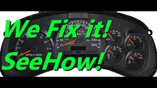 GM Marathon2 Silverados and 1 Trailblazer in same repair video Troubleshooting Instrument Cluster [upl. by Phillipp]