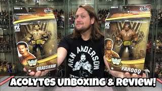 The Acolytes Bradshaw amp Farooq WWE Elite Legends 16 Unboxing amp Review [upl. by Assirram174]