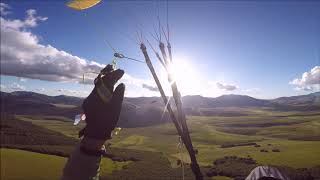 Dinamica Castelluccio di Norcia Forca di Presta paragliding [upl. by Aihsekan]