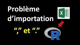 Solution au problème de virgule dans limportation et lanalyse des données sur R ou R studio [upl. by Antoni]