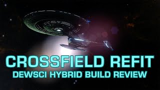 Crossfield Science Spearhead Refit USS Discovery 500k DPS DewSci Build Review  Star Trek Online [upl. by Alket]