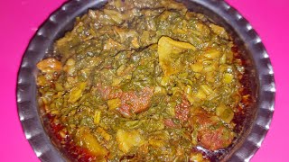 shalgam Palak Gosht Recipe winter spcl स्लजम गोस्त रेसीपी [upl. by Lunn847]