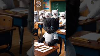 AI CAT KITTEN BULLIED FOR HIS BLACK FACE 🥲 shorts aicat kitten cutecat story [upl. by Scoter]