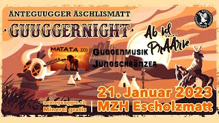 Escholzmatt Fasnacht 2023 Jungschränzer Auftritt Mehrzweckhalle beim Guggertreffen der Änteguugger [upl. by Relluf]