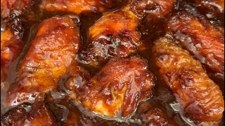 The best baked wings you will ever have 3 ingredients [upl. by Hettie922]