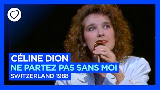 Céline Dion  Ne Partez Pas Sans Moi  Switzerland 🇨🇭 Winner of Eurovision 1988 [upl. by Ivets44]