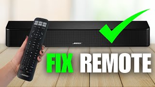 How To Fix Bose Soundbar Not Responding To Remote [upl. by Retse940]