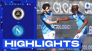 SpeziaNapoli 03  OsimhenKvara il Napoli non si ferma Gol e Highlights  Serie A TIM 202223 [upl. by Osmond]