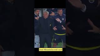 José Mourinho red card шортс shorts [upl. by Twyla]