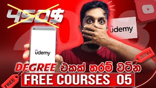 FREE Online Courses with Certificates  Udemy Free Courses [upl. by Leod]