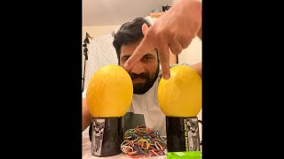 Maitheen VlogsM Vlogs is live honeydew melon exploding [upl. by Grange479]