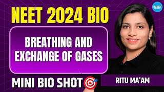 Breathing amp Exchange Of Gases Class 11 Bio Mini Shot  NEET 2024 Biology  Ritu Rattewal [upl. by Llednav974]