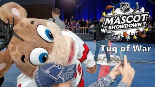 4K 2020 NHL All Star Game  Mascot Showdown Tug of War [upl. by Sallyanne]