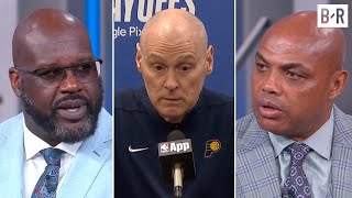 Inside the NBA Reacts to Rick Carlisles Comments on Officiating in Game 2 vs Knicks [upl. by Shellans]