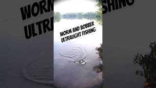 Perch Fishing With Worm And Bobber Ultralight Fishing fish fishing [upl. by Brody]