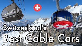 🇨🇭Switzerlands best cable car rides🚠  In amp Around Switzerland Winter Trailer [upl. by Anikehs]